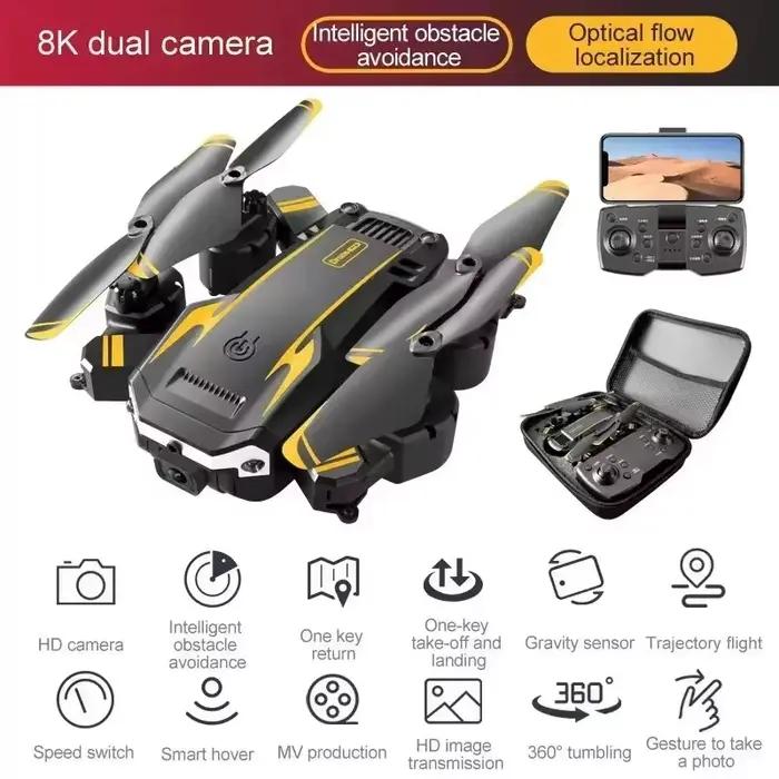 Drone pliable 2026 S6 Pro WIFI FPV GPS RC 4K HD, caméra professionnelle aérienne S6 Quadcopter hélic