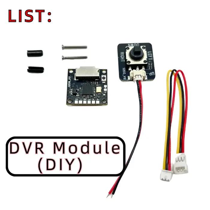 Les vidéos du module d'enregistrement SLONWAKE MINI DVR peuvent être reliées Capacité maximale de 64