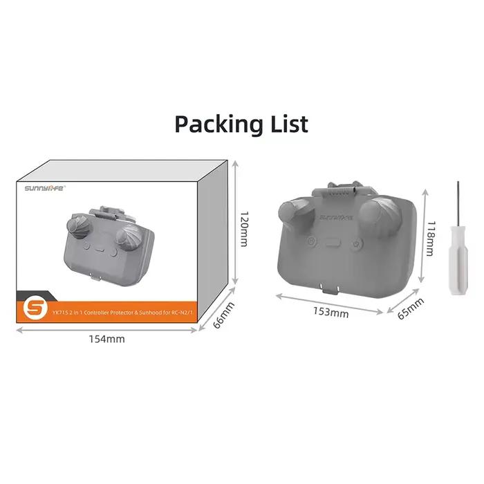 Bouclier de protection pour télécommande, coque pare-soleil pour DJI Flip RC N1/N2/RC N3/RC N1C NEO/