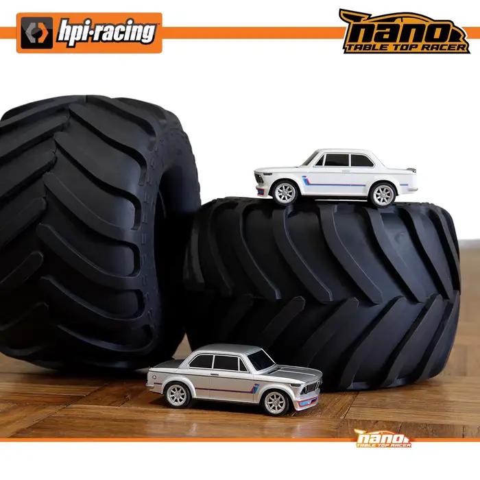 HPI Racing 161400 161401 1:64 Turbo NANO-TTR 1/64 Mirco RC Modèle de voiture télécommandée sur route Jouets de bureau pour adultes et enfants