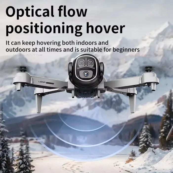Nouveau Drone E4 télécommande flux optique vol stationnaire 8K HD double caméra avion