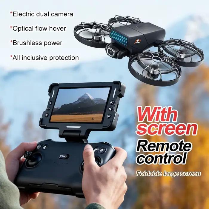 Drone Lenovo M8 8K Aérien HD Double Caméra Évitement Intelligent des Obstacles Moteur Sans Balais 5G WIFI GPS Contrôle par Écran Drone RC pour Occasions Spéciales Capturer des Images Professionnelles