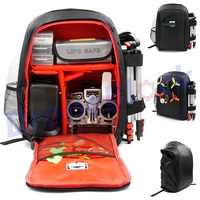 FPV Racing Drone Quadcopter Sac à dos Sac de transport Outil extérieur pour Multirotor RC Aile fixe Étincelle Comparable avec Betaflight