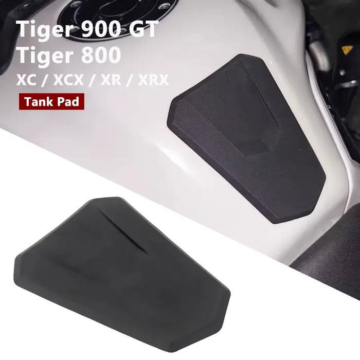 Autocollants latéraux antidérapants pour réservoir de carburant, Kit de tampons de réservoir en caoutchouc imperméables pour Tiger 800 GT Rally Pro