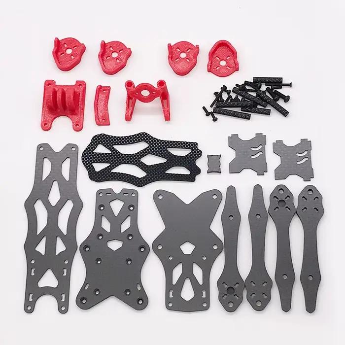 APEX 3 3 pouces 147mm empattement Kit de cadre en Fiber de carbone avec pièces de support imprimées en TPU 3D pour Drone de course RC FPV quadrirotor