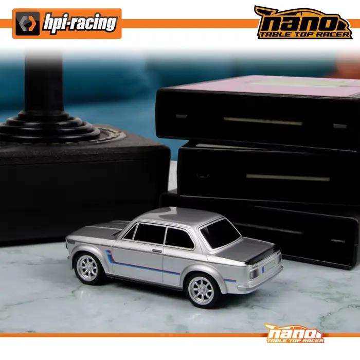 HPI Racing 161400 161401 1:64 Turbo NANO-TTR 1/64 Mirco RC Modèle de voiture télécommandée sur route Jouets de bureau pour adultes et enfants