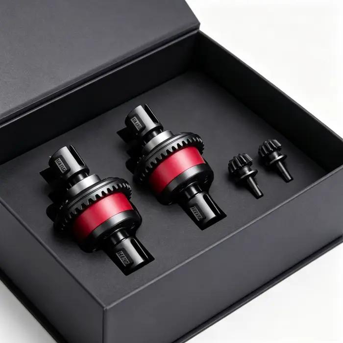 Différentiels complets avant et arrière en acier GPM 20CrMnTi et aluminium 7075 pour ARRMA 1/8 Kraton EXB V6