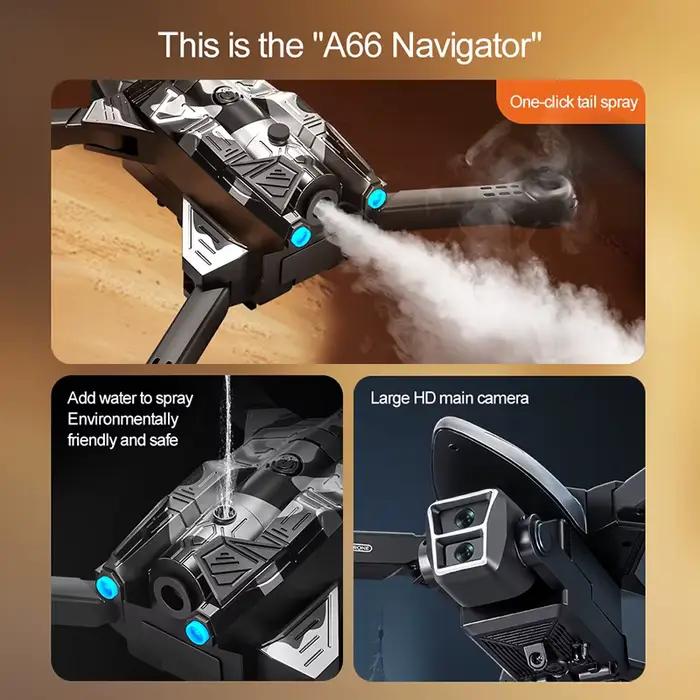 Xiaomi A66 double lentille Uav 8k photographie aérienne haute définition évitement d'obstacles avion pulvérisation télécommande avions jouets