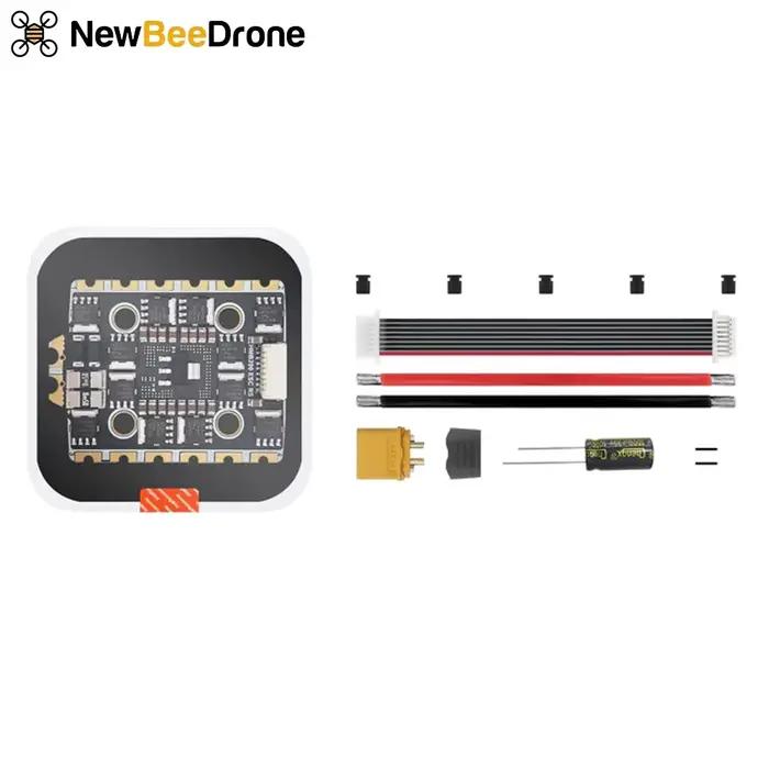 NewBeeDrone Hummingbird 200 ELRS 2.4Ghz RaceSpec Stack F435 Flight Controller AM32 80A 3-6S ESC pour drone FPV RC