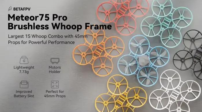 Châssis de drone BETAFPV Meteor75 Pro Quadcopter FPV Brushless
