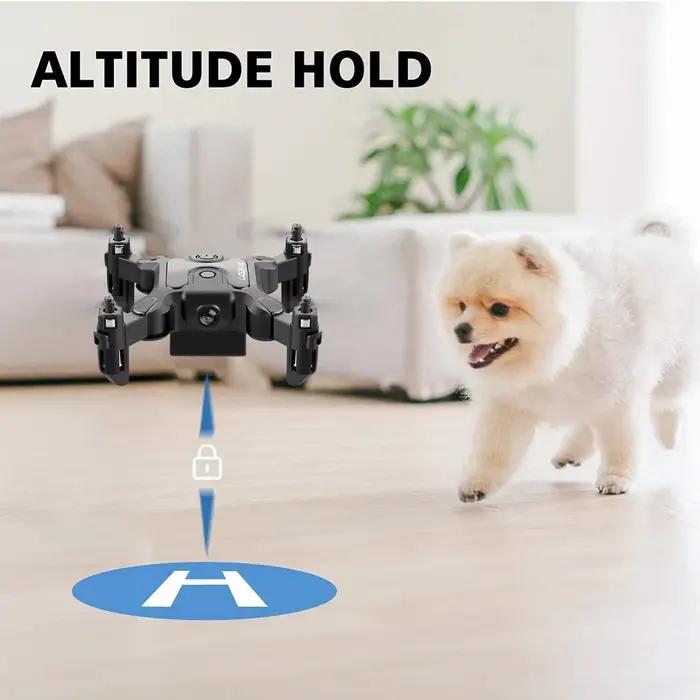 4DRC V2 Mini Drone HD caméra pression d'air maintien d'altitude WiFi FPV RC Drones hélicoptère pliable Dron jouet cadeau