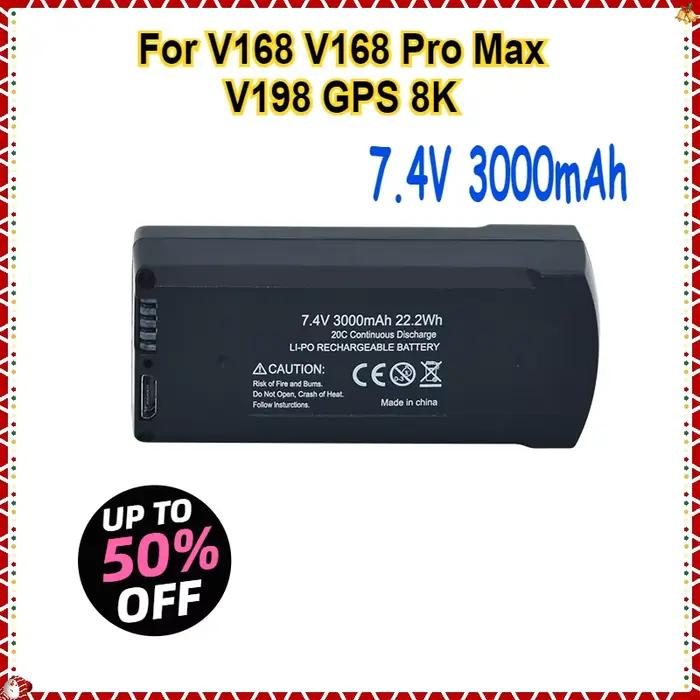 Nouvelle batterie Lipo V168 Pro Max 7.4V 3000mAh adaptée