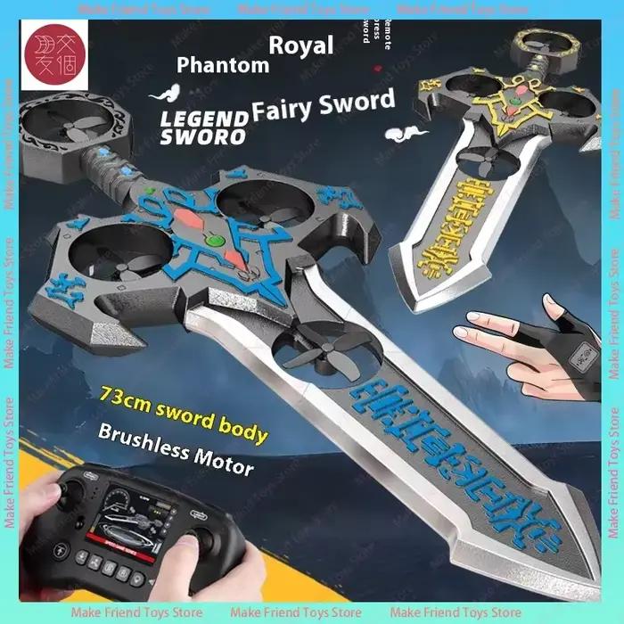 Drone d'épée volante Rc de 73cm 36cm avec le contrôle gestuel ont mené des lumières 360 ° Jouet planeur télécommandé