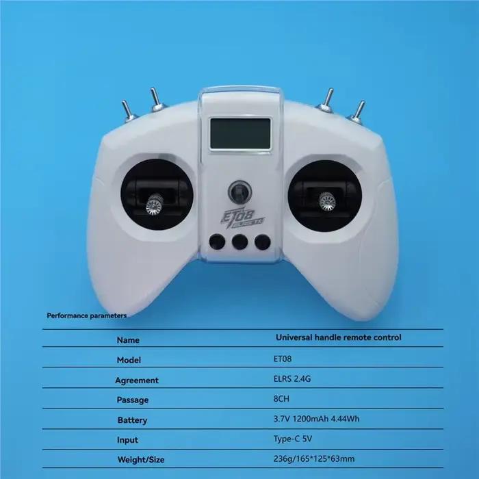 Télécommande universelle pour drone ABUO-8-CH ETO8 ELRS 2.4G TX