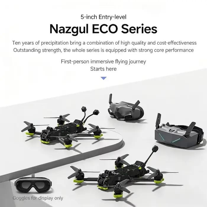 IFlight Nazgul XL5 ECO BNF 6S 5mm Arm Carbon Frame FPV Racing Drone Freestyle Ready To Fly Kit pour débutants