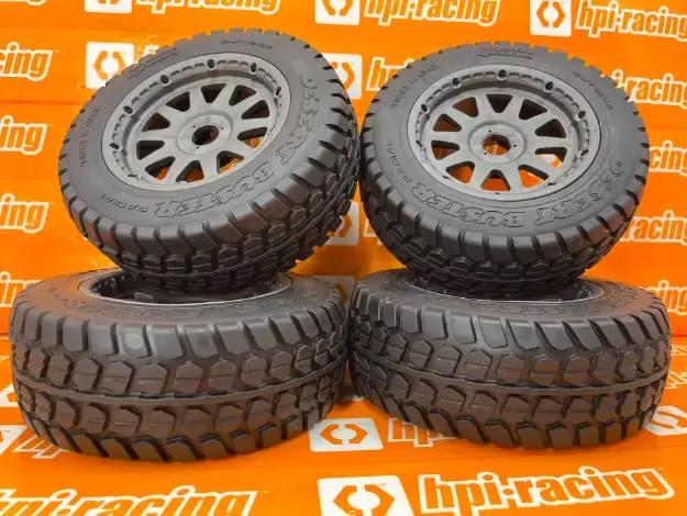 Jeu de pneus d'origine HPI RACING/KM HPI 1/5