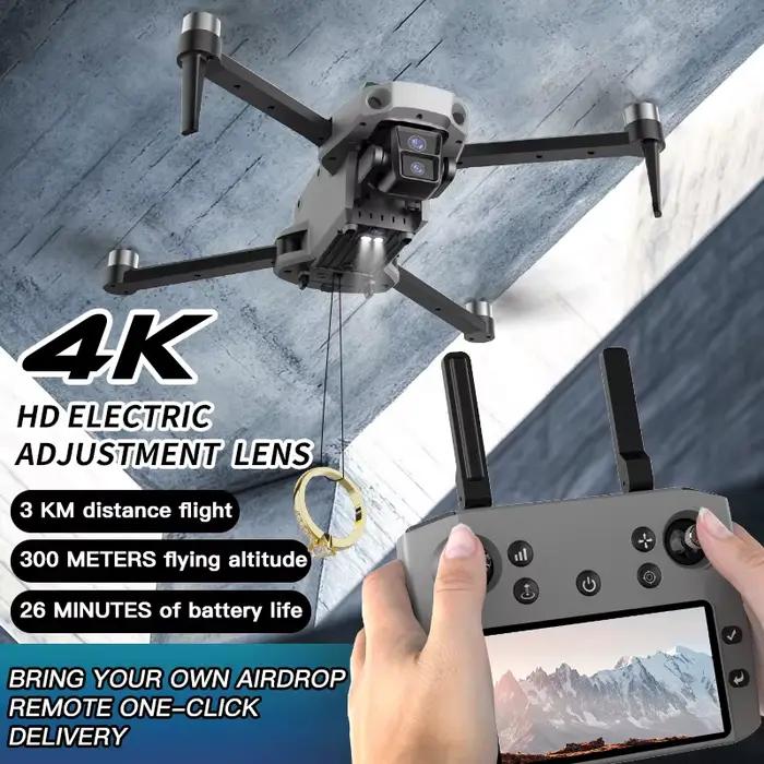 Drone double caméra K11 SE 4K – Transmission FPV 5G | 360 ° Évitement d'obstacles | ESC pliable sans balais |