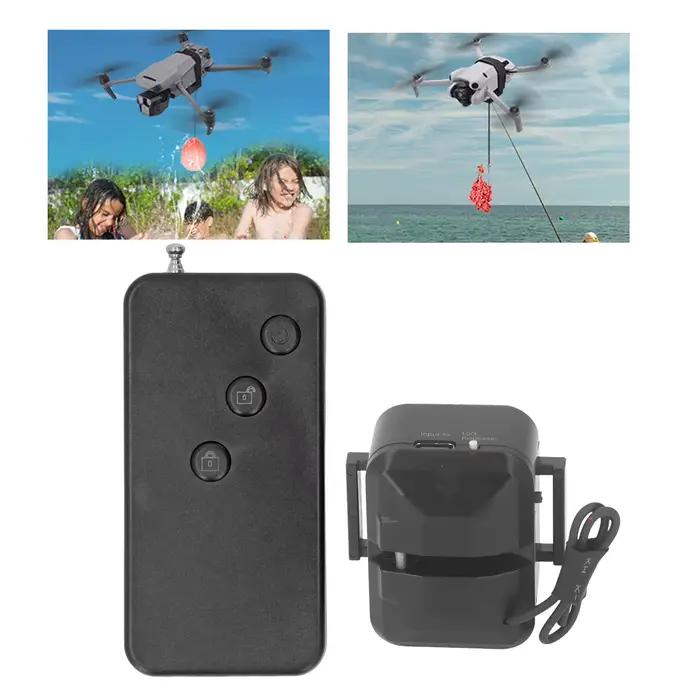 Drone RC Airdropper avec chargement USB sécurisé, portée de 500 m, léger, batterie 300 mAh, dispositif de transport en ABS pour mariages