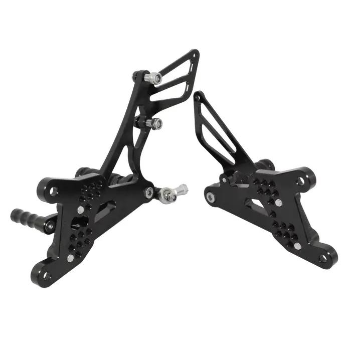 Repose-pieds réglables pour YAMAHA YZF R1 YZF-R1 2007 2008 RN19, course de moto noire