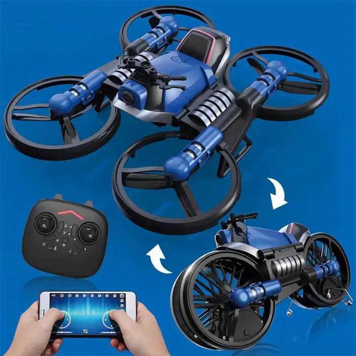Drone RC pliant 2 en 1 2.4G avec fonction de photographie aérienne pour explorations en plein air et occasions spéciales