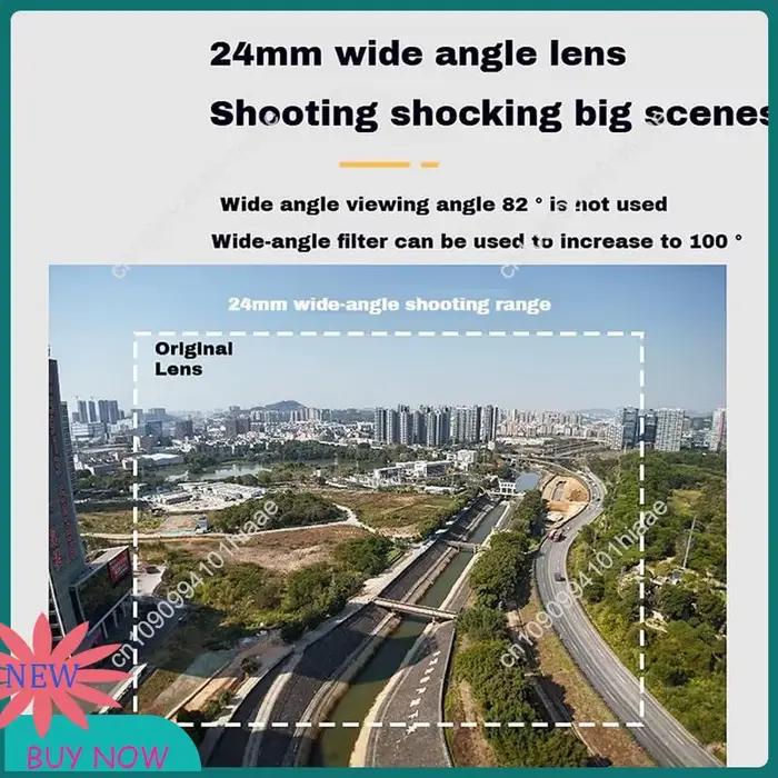 L69A pour drone DJI Flip – Élargit votre vue avec objectif grand angle 24 mm