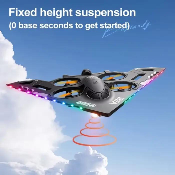 Avion Radiocommandé V22 avec Drone pour Garçon et Fille
