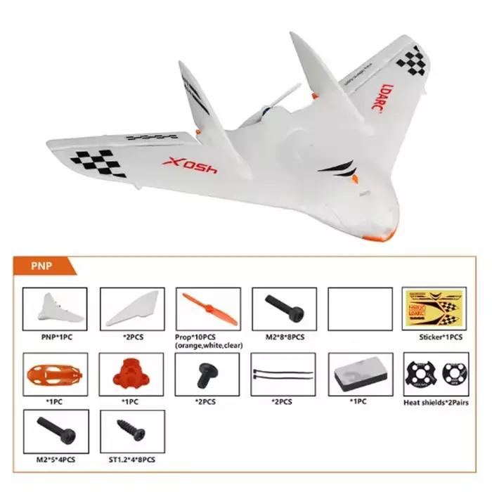Avions RC FPV en mousse EPP 450X V2 avec envergure de 431 mm