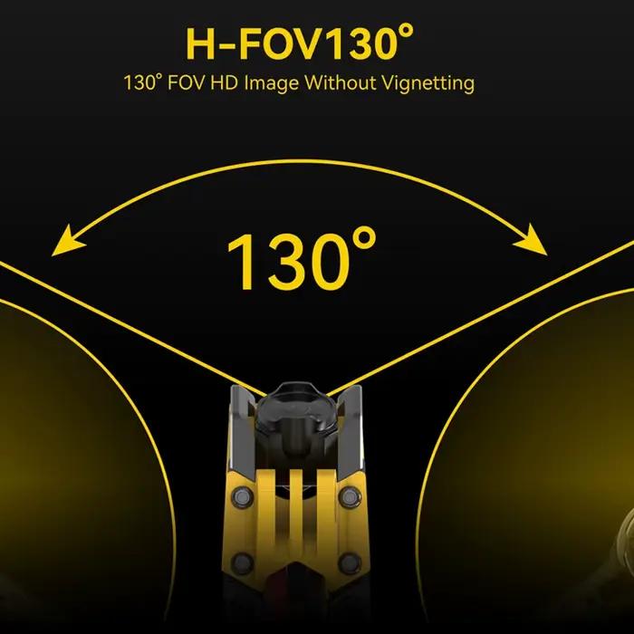 KIT de cadre de drone SpeedyBee Master 5 V2 5 pouces 130 ° FOV pour unité aérienne analogique/O3 VTX/Link RC FPV Racing