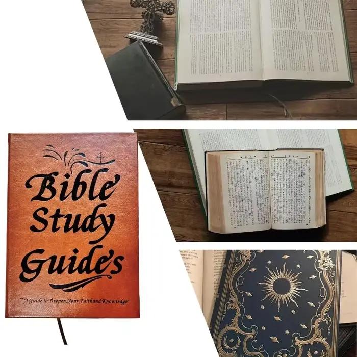 Guide d'étude biblique pour débutants, journal dévotionnel de 66 pages avec citations bibliques quotidiennes, réflexions sur la prière et plan d'étude annuel