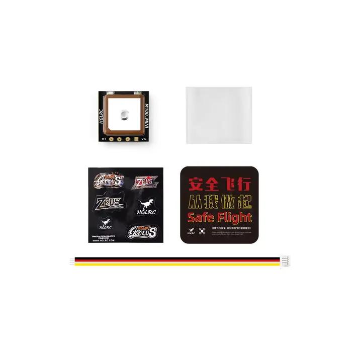 HGLRC M100 MINI GPS 10e génération puce positionnement à trois modes 3.3 V-5 V pour Drone de course FPV