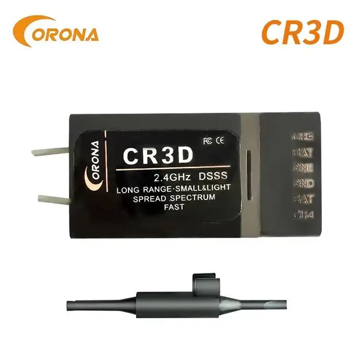 Récepteur Corona CR3D/CR4D/CR6D/CR8D 2.4 mesurz 3CH ~ 8CH (V2 DSSS) Compatible avec CT8Z/CT8J/CT8F pour Avion RC