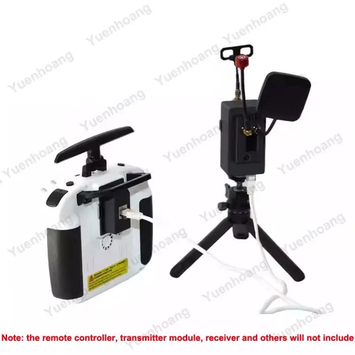 Module de relais de transmission vidéo CRSF/ELRS VRX/VTX pour Drone FPV avec compartiment étendu pour télécommande améliorant la portée et la qualité de vidéo pour avions et véhicules télécommandés