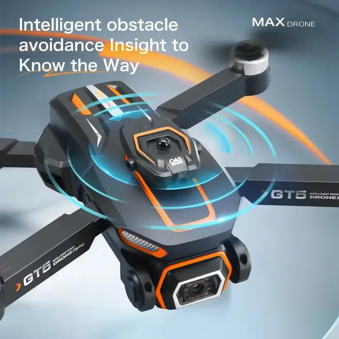 Mini Drone professionnel 4K double caméra 5G WIFI FPV moteur sans brosse évitement pliable quadrirotor Dron cadeaux