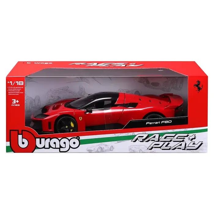 Bburago 1:18 La dernière voiture de course Ferrari F80