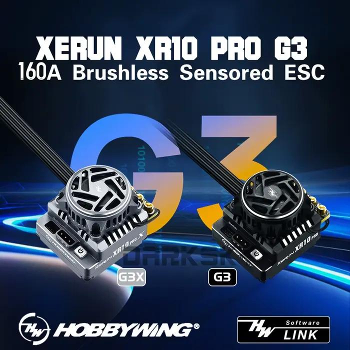 HOBBYWING XeRun XR10 Pro G3 G3X 160A ESC sensoriel sans balais pour modèle 1/10 RC voiture de tourisme Buggy Drift Racing MST 3RACING
