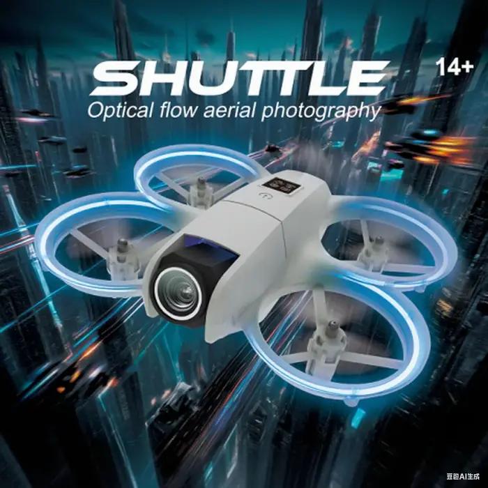 Nouveau H135 Mini Drone WIFI FPV Hover 4K HD caméra professionnelle poche lumières colorées Dron Rc