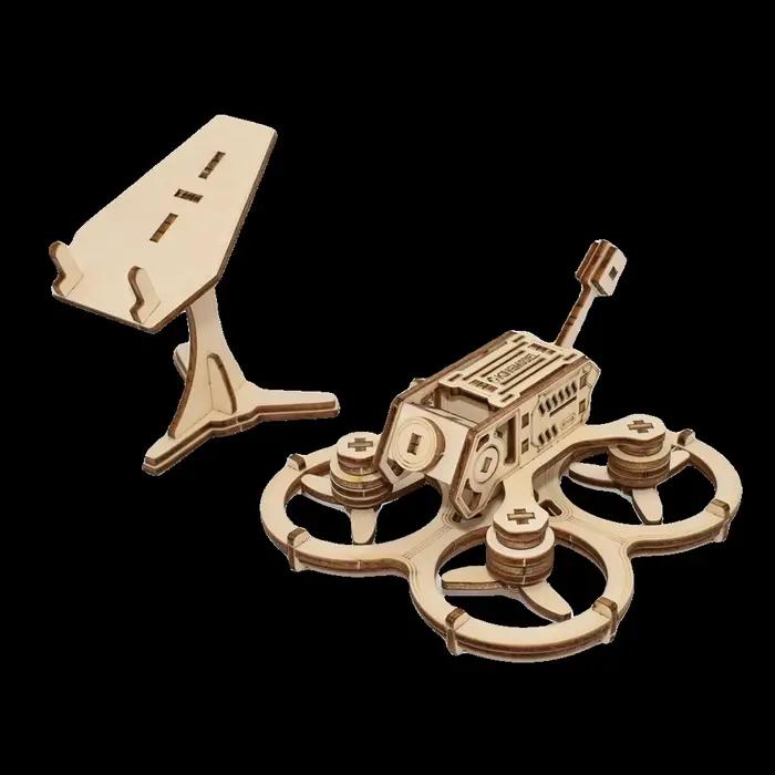 Cadre de Drone FPV en Bois Puzzle 3D