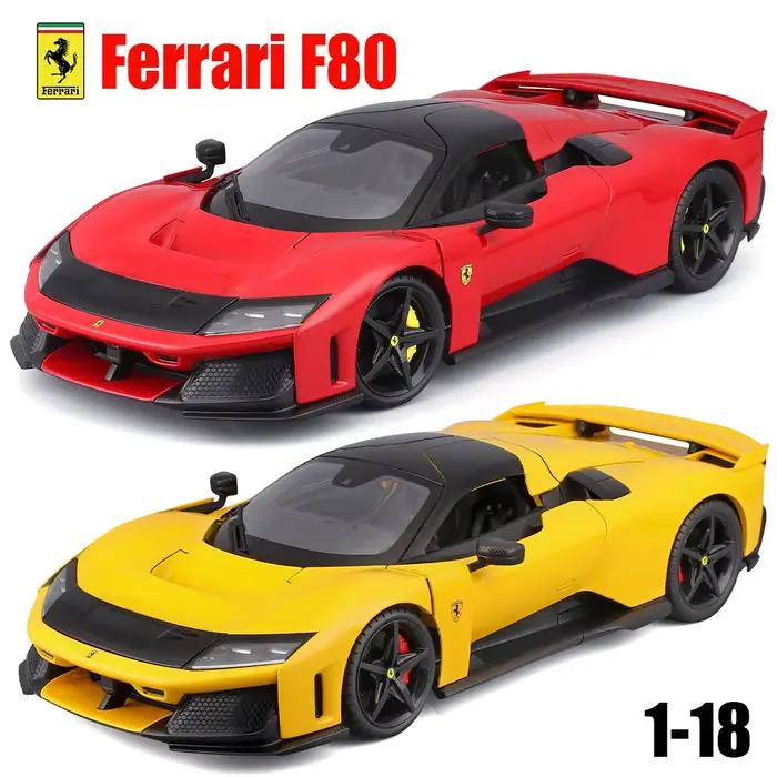 Bburago 1:18 La dernière voiture de course Ferrari F80