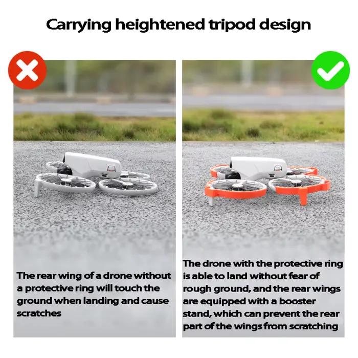 Protection d'hélice avec trépied surélevé pour Drone DJI Flip