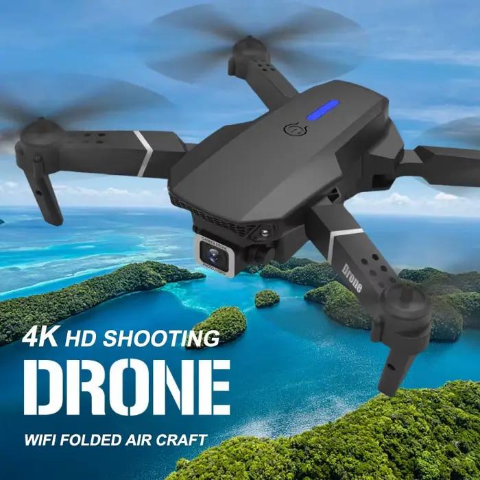 E88pro Drone professionnel Dron flux optique 4k double caméra photographie aérienne avion à quatre axes RC Quadrotor jouets pour enfants
