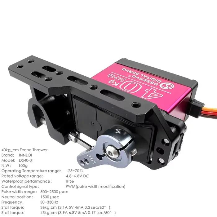 XAERO 45kg cm Servo numérique Paradropper 25T Système de largage aérien pour drone parabolique