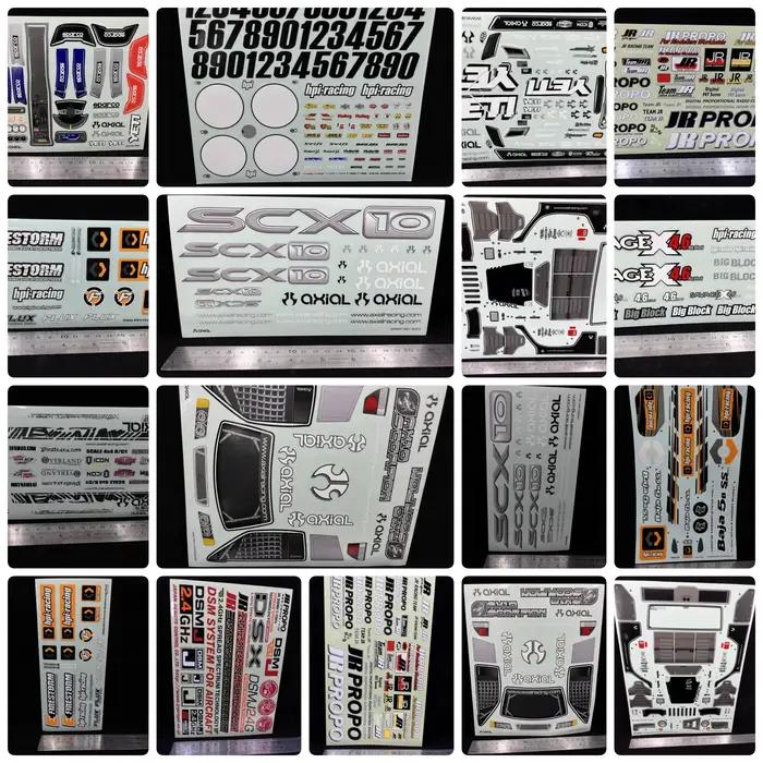 Autocollant pour voiture modèle RC HPI Racing Axial Racing 1/10 1/5