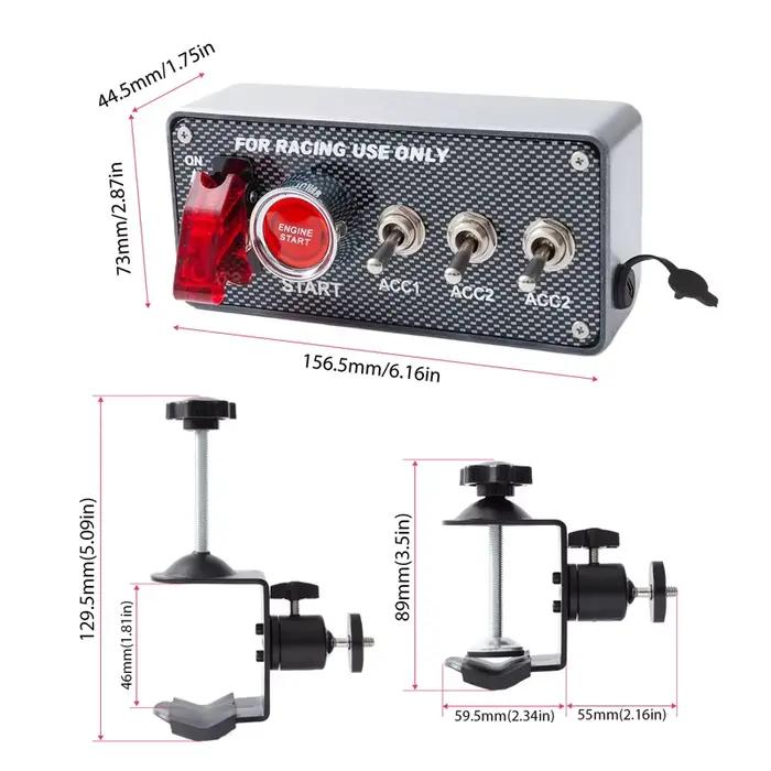 Panneau de commande d'allumage pour simulateur PC USB