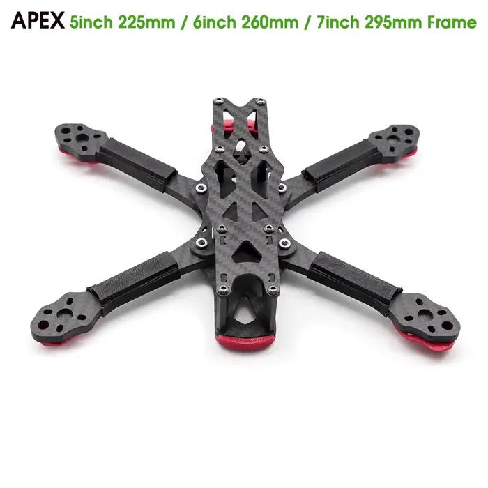 Cadre quadrirotor en Fiber de carbone 3/4/5/6/7/8/9 pouces pour Drone de course APEX 5 6 7 8 9 pouces/APEX-HD/APEX DC O3/APEX-DC HD FPV RC