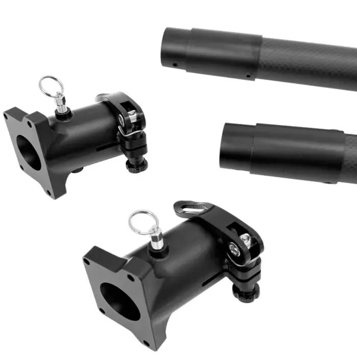 Trotteurs à dégagement rapide en fibre de carbone XAERO 30 mm pour drone multirotor à charge élevée
