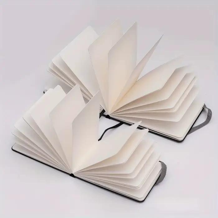 300g 24 pages de pâte de bois aquarelle livre à main portable croquis extérieur aquarelle coque souple style antique épaissi carré moyen grain grossier rabat poche pantalon voyage dessin cahier