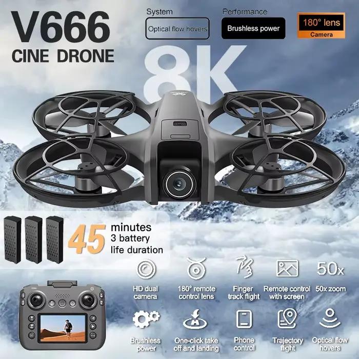Drone RC GPS Lenovo 4K 8K Professionnel pour photographie aérienne HD