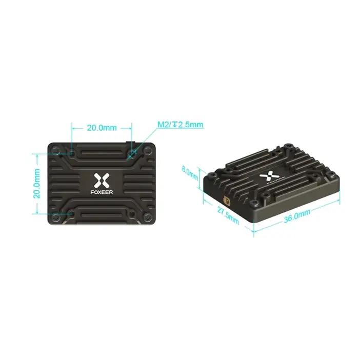 Foxeer 5.8G Reaper Extreme 3W 80CH 25mW 200mW 500mW 1.5W 3W VTX réglable pour FPV longue portée