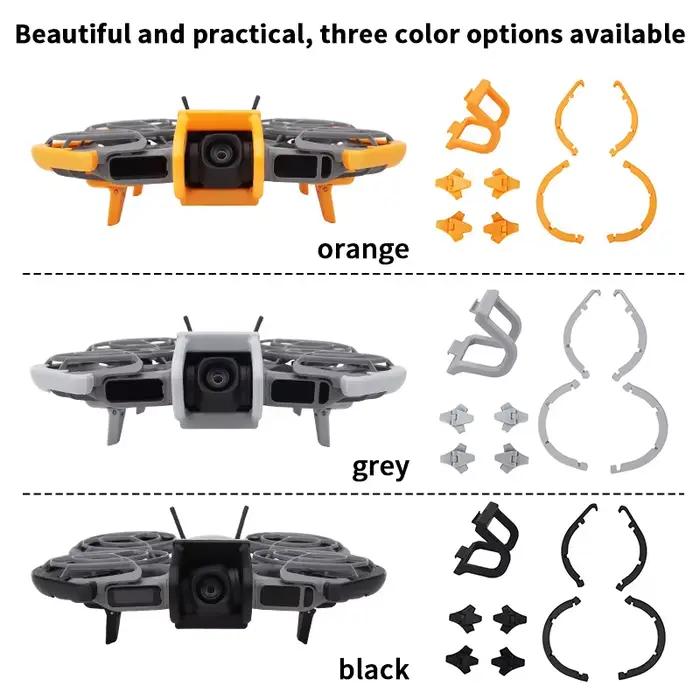 Protection d'hélice durable pour drone NEO 2 ; Barre de pare-chocs anticollision et trépied pliable avec anneau anti-chute