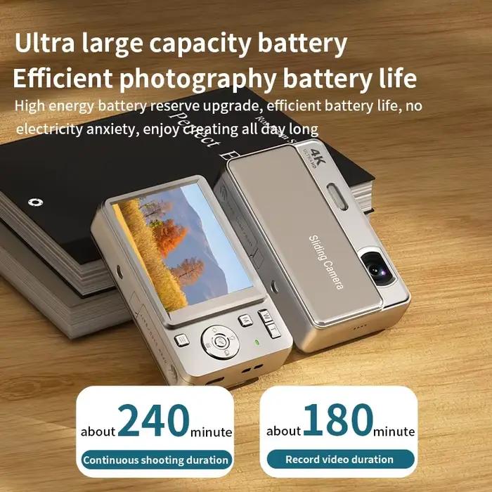 Nouvel appareil photo numérique 4K Ultra HD 64MP avec zoom 16x